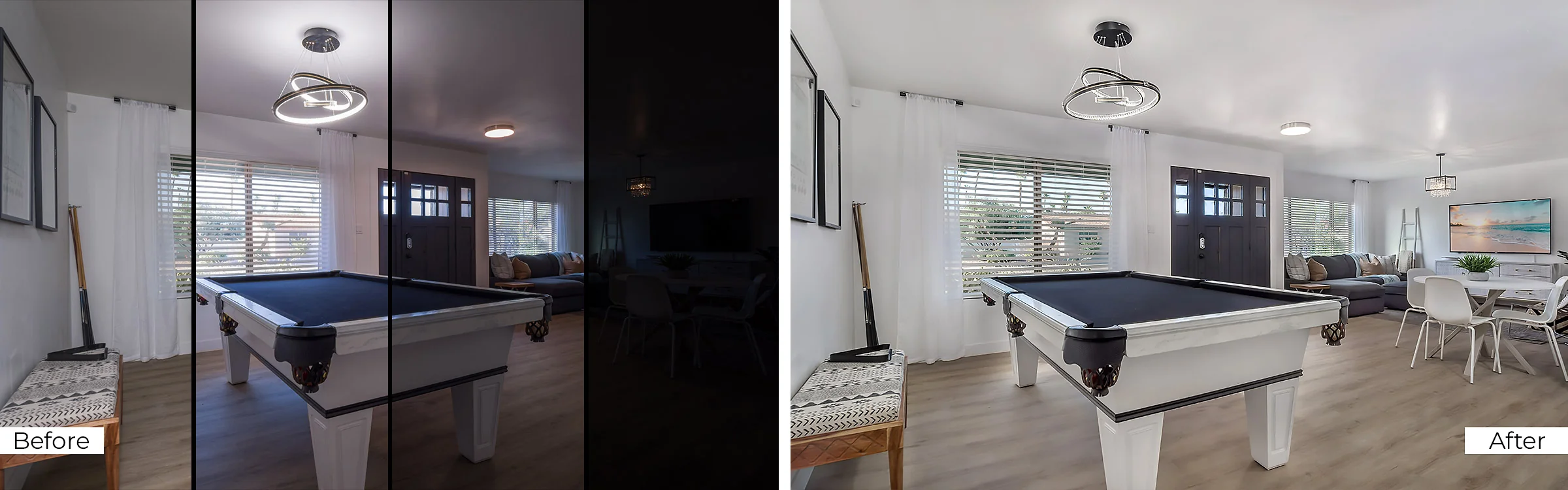 HDR real estate photo editing banner