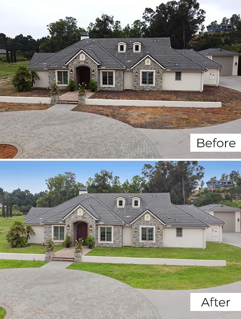 aerial real estate photo editing mobile banner