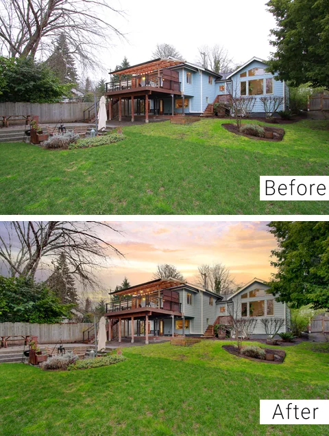 natural twilight photo editing