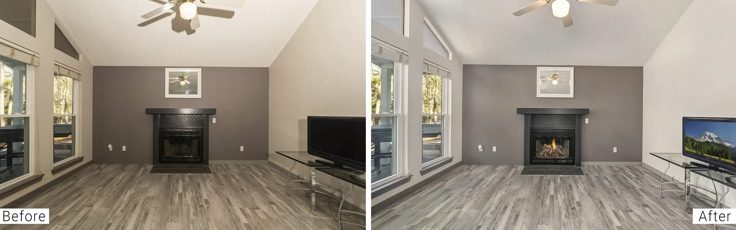 Real estate flambient photo editing second banner