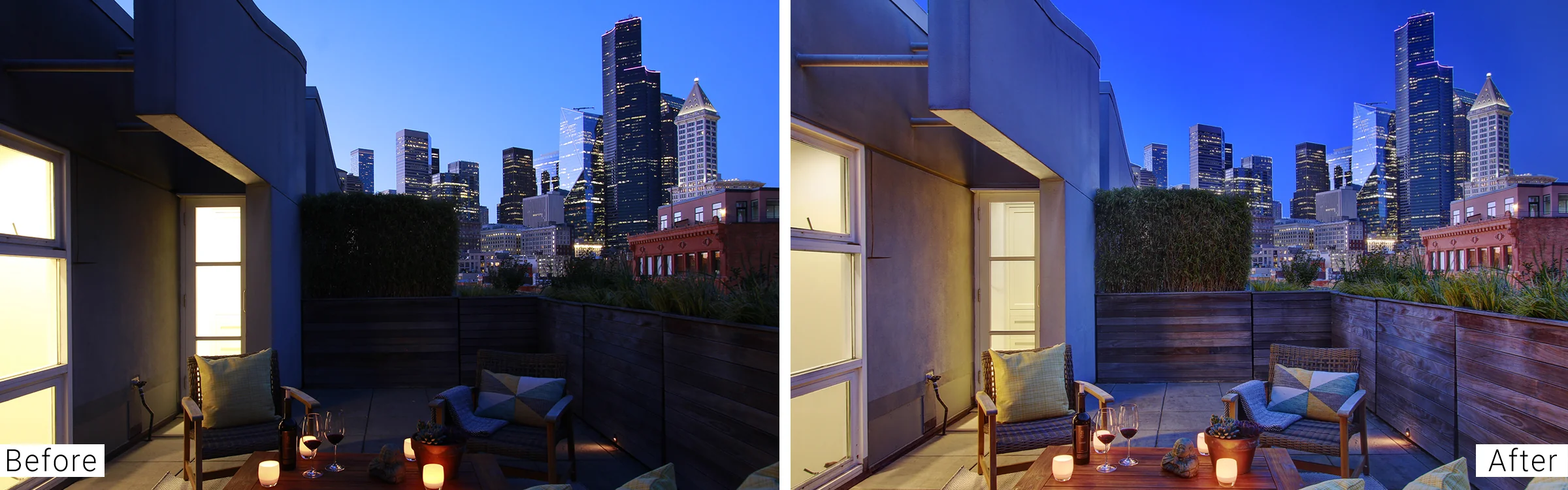 HDR real estate photo editing