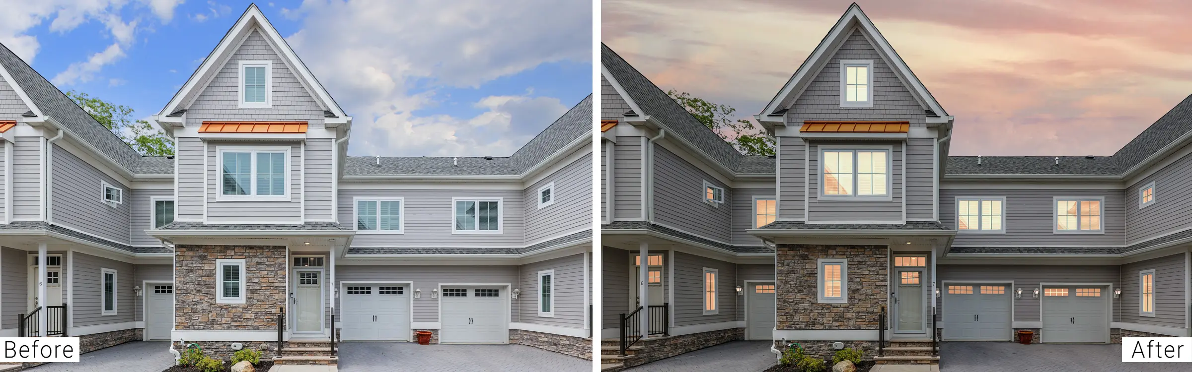 Real estate day to dusk photo editing after before 03