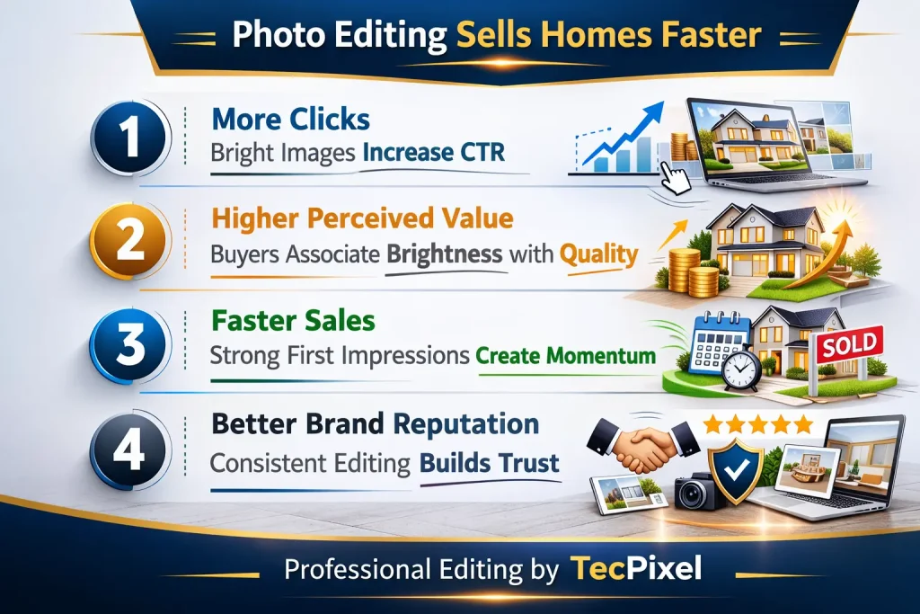 Photo editing sells homes faster