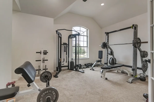 home gym flambient photo editing 