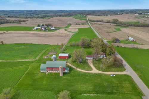 HDR real estate photo editing aerial view